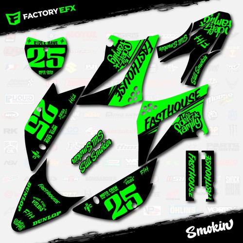 Black green smokin - black,